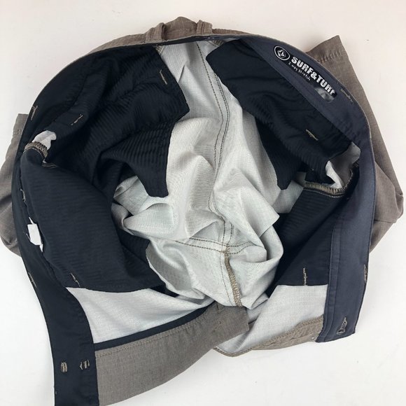 Volcom Tan Coastal Beachy Surf & Turf 2 Way Stretch Shorts Athletic Comfy - Picture 14 of 15